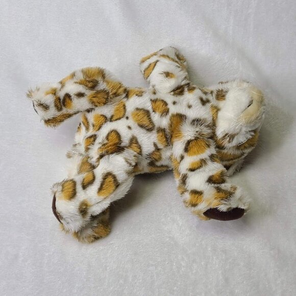 Vintage Justen Products Leopard Cheetah Cub Plush Cat  Stuffed Animal 8" - Picture 6 of 9